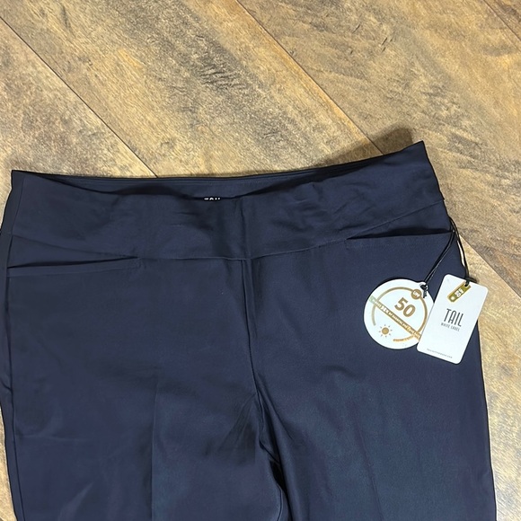 TAIL WHITE LABEL Women’s Mulligan 28” Navy Pull On Ankle Pant, Size 16, NWT - Picture 7 of 8